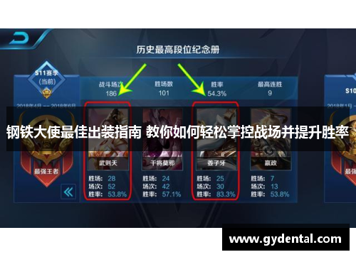 钢铁大使最佳出装指南 教你如何轻松掌控战场并提升胜率